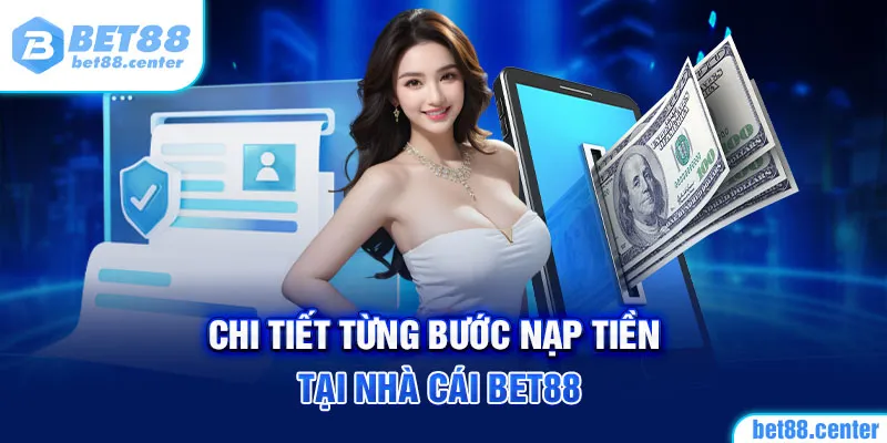 Chi tiết từng bước nạp tiền tại nhà cái bet88