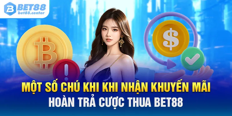 Một số chú ý khi nhận khuyến mãi hoàn trả cược tại Bet88