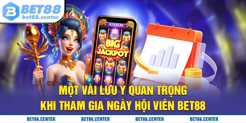 Một vài lưu ý quan trọng khi tham gia ngày hội viên BET88